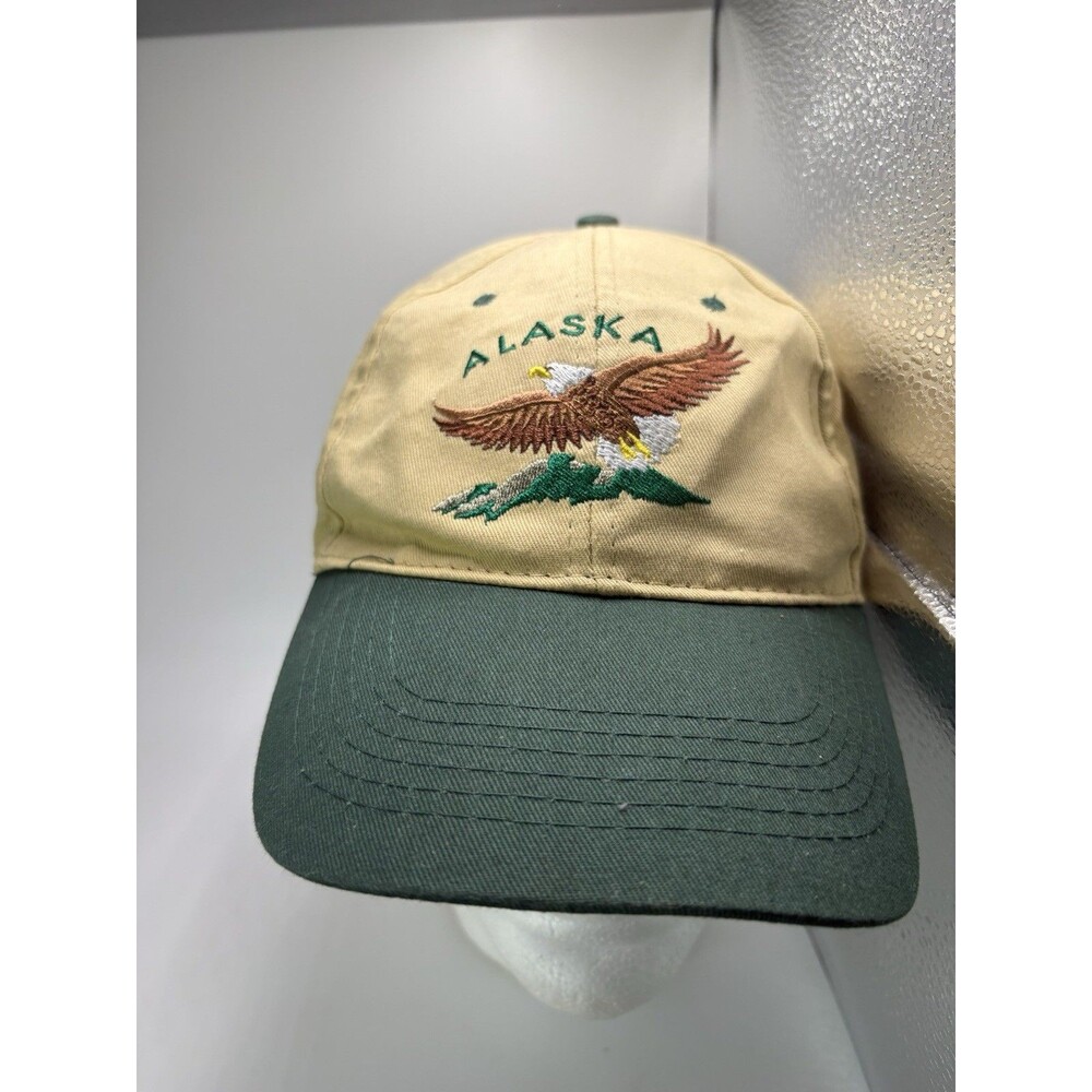 ALASKA HAT CAP ADJUSTABLE SNAPBACK EAGLE MOUNTAINS